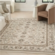 Nourison Home Serenity Home 6' x 9' Polyester Ivory Mocha Area Rug