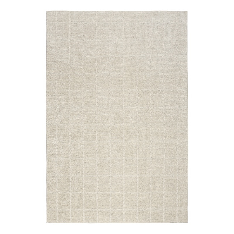 Nourison Home Serenity Home 6' x 9' Polyester Ivory Cream Area Rug