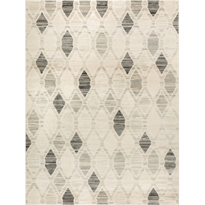 Nourison Home Serenity Home 8' x 10' Polyester Beige Grey Area Rug