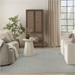 Nourison Home Serenity Home 8' x 10' Polyester Grey Area Rug