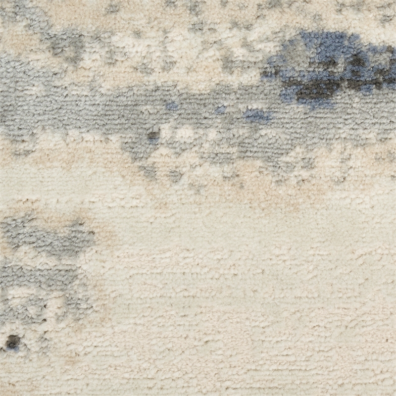Nourison Home Serenity Home 8' x 10' Polyester Blue Multicolor Area Rug