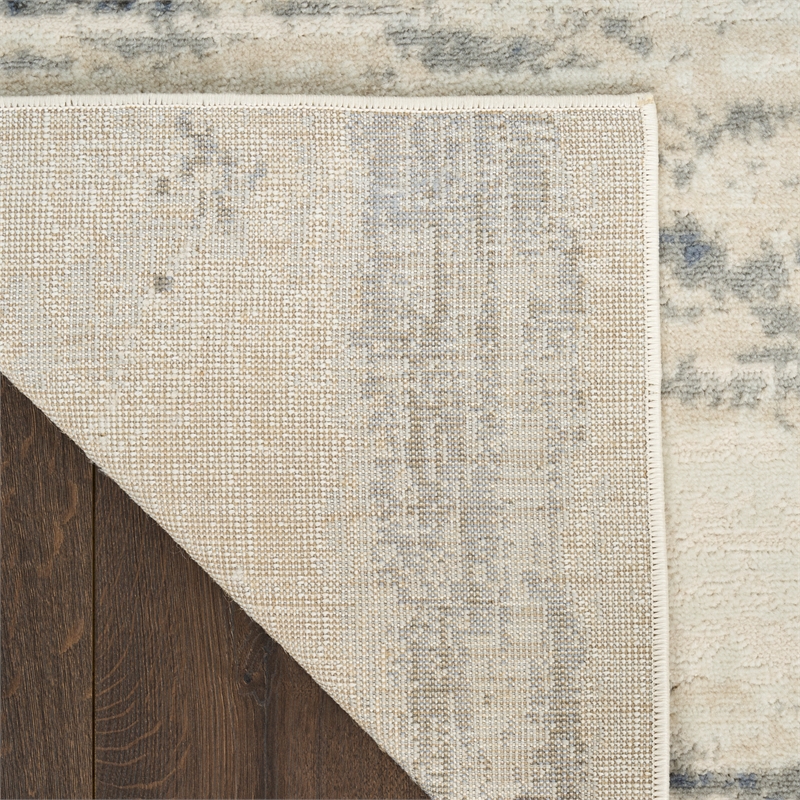 Nourison Home Serenity Home 8' x 10' Polyester Blue Multicolor Area Rug