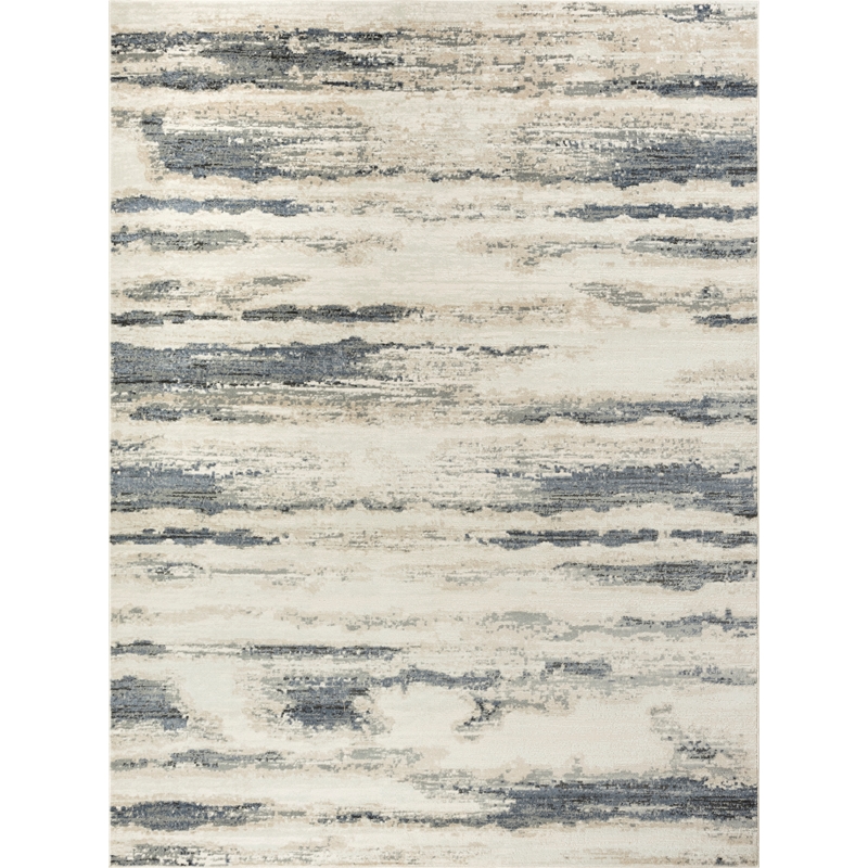 Nourison Home Serenity Home 8' x 10' Polyester Blue Multicolor Area Rug
