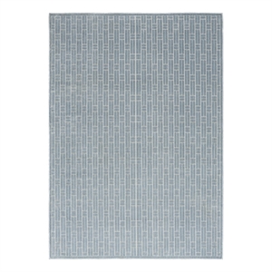 Nourison Home Washable Charm 4' x 6' Polyester Blue Ivory Area Rug