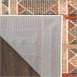 Nourison Home Nordic 5' x 7' Polyester Rust Multicolor Area Rug