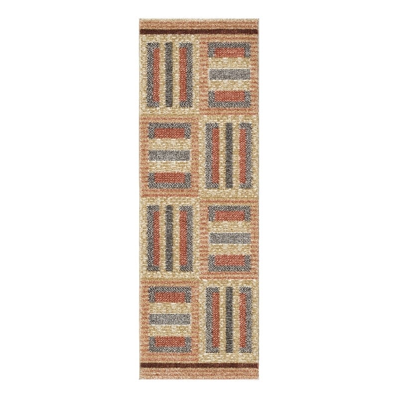 Nourison Home Nordic 6' Runner PolyesterMulticolor Area Rug