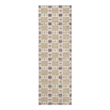 Nourison Home Nordic 6' Runner Polyester Rust Multicolor Area Rug