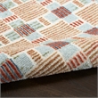 Nourison Home Nordic 5' x 7' Polyester Rust Multicolor Area Rug