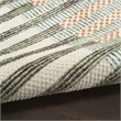 Nourison Home Nordic 5' x 7' Polyester Ivory Multicolor Area Rug