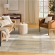 Nourison Home Nordic 8' x 10' Polyester Ivory Multicolor Area Rug