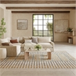 Nourison Home Nordic 8' x 10' Polyester Ivory Multicolor Area Rug