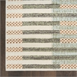 Nourison Home Nordic 8' x 10' Polyester Ivory Multicolor Area Rug