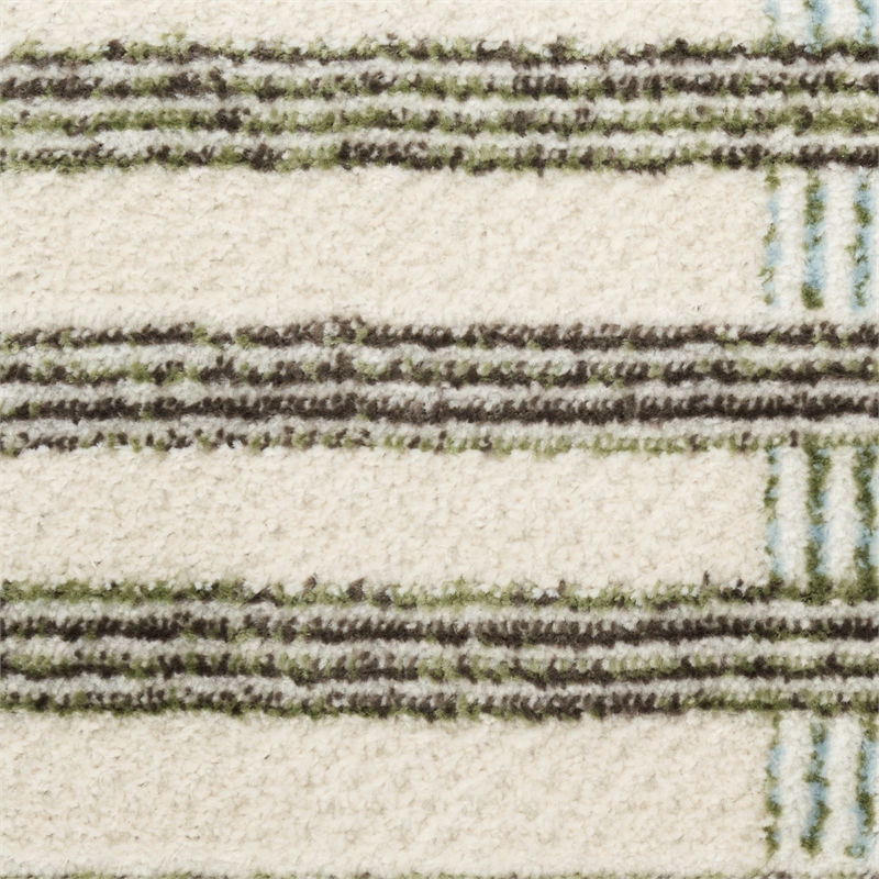 Nourison Home Nordic 8' x 10' Polyester Ivory Multicolor Area Rug