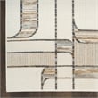 Nourison Home Nordic 5' x 7' Polyester Ivory Multicolor Area Rug