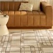 Nourison Home Nordic 5' x 7' Polyester Ivory Multicolor Area Rug