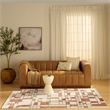 Nourison Home Nordic 5' x 7' Polyester Ivory Rust Area Rug