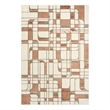 Nourison Home Nordic 5' x 7' Polyester Ivory Rust Area Rug