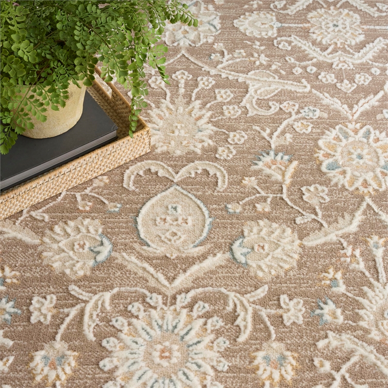 Nourison Home Isla 8' x 10' Polyester Mocha Area Rug