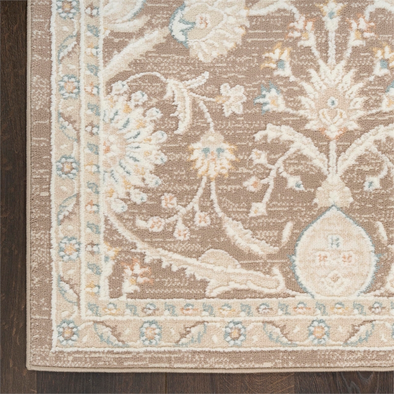 Nourison Home Isla 8' x 10' Polyester Mocha Area Rug