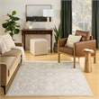 Nourison Home Isla 8' x 10' Polyester Light Grey Area Rug