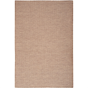 Nourison Positano 6' x 9' Beige Fabric Modern Rug