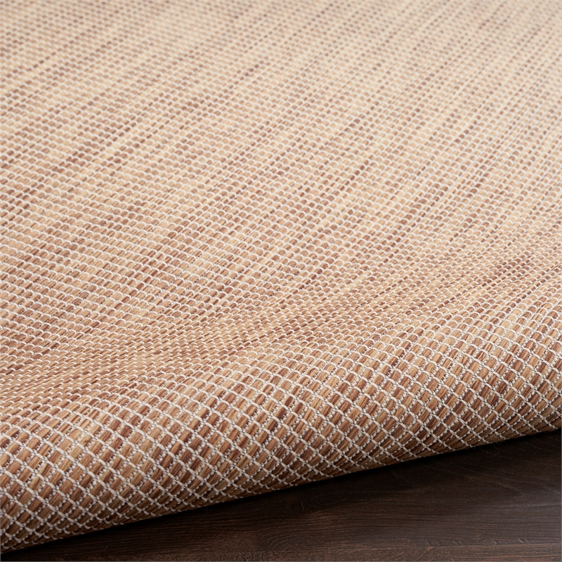 Nourison Positano 6' x 9' Beige Fabric Modern Rug