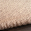 Nourison Positano 6' x 9' Beige Fabric Modern Rug