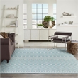 Nourison Positano 8' x 10' Fabric Aqua Area Rug