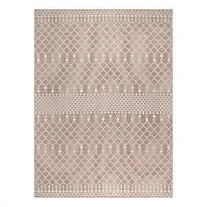 Nourison Positano 8' x 10' Fabric Beige Area Rug