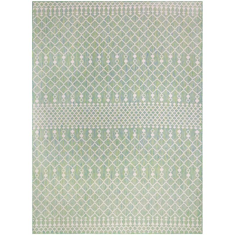 Nourison Positano 8' x 10' Fabric Blue Green Area Rug
