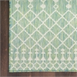 Nourison Positano 8' x 10' Fabric Blue Green Area Rug
