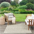 Nourison Positano 9' x 12' Fabric Light Grey Area Rug
