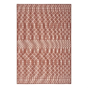 Nourison Positano 6' x 9' Fabric Terracotta Area Rug