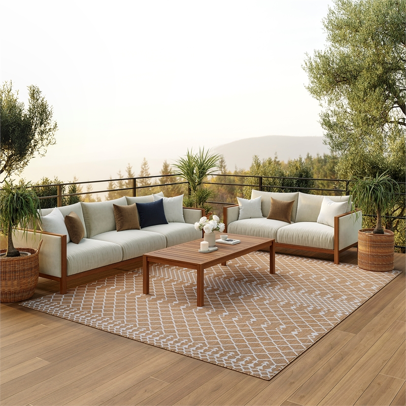 nourison positano 8' x 10' fabric jute area rug