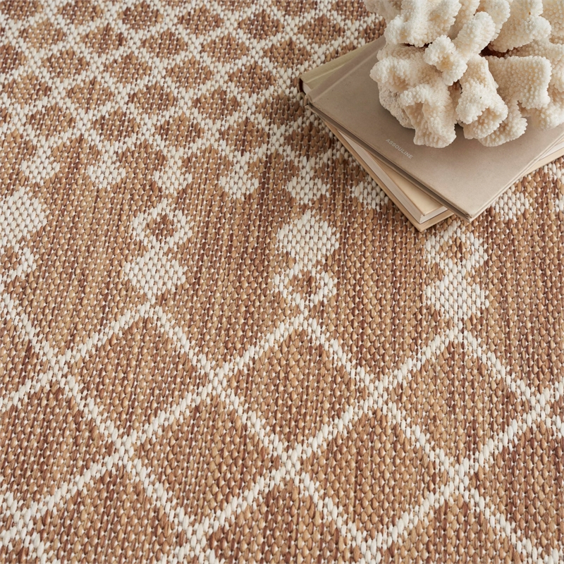 Nourison Positano 9' x 12' Fabric Jute Area Rug