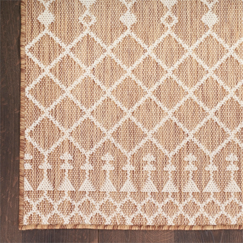 Nourison Positano 9' x 12' Fabric Jute Area Rug
