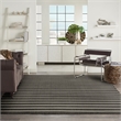 Nourison Positano 8' x 10' Fabric Black Ivory Area Rug