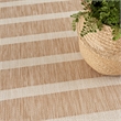 Nourison Positano 7' x 10' Fabric Beige Ivory Area Rug