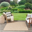 Nourison Positano 7' x 10' Fabric Beige Ivory Area Rug