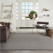 Nourison Positano 9' x 12' Charcoal Ivory Area Rug