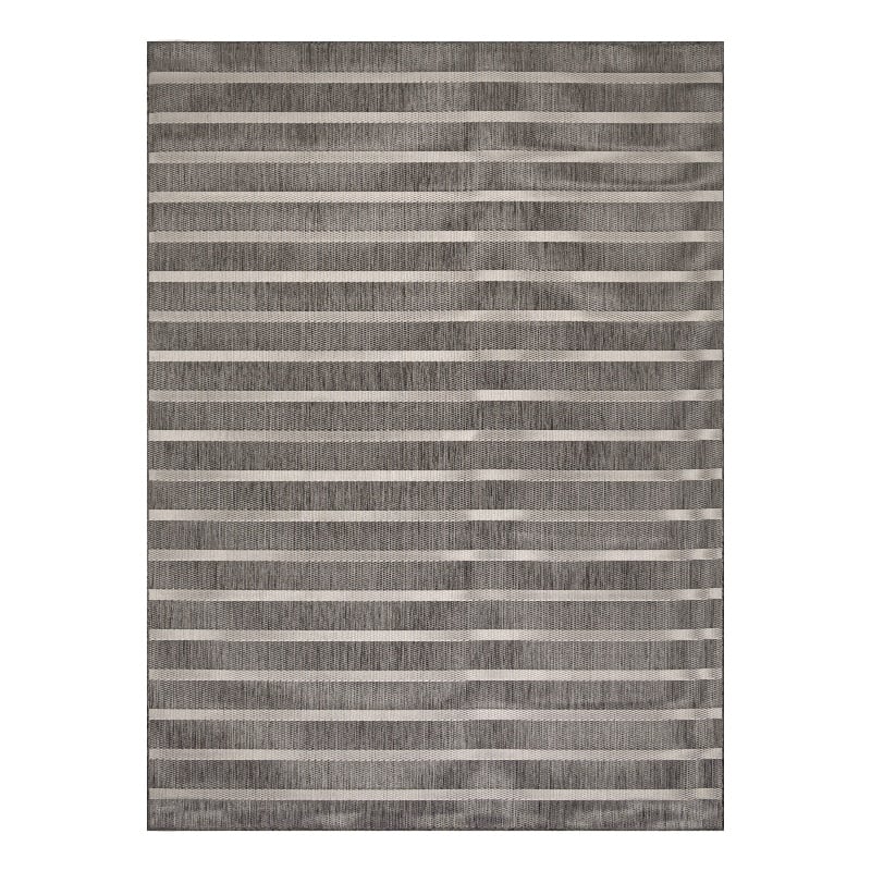 Nourison Positano 9' x 12' Charcoal Ivory Area Rug