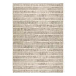 Nourison Positano 8' x 10' Fabric Grey Ivory Area Rug
