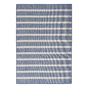 Nourison Positano 7' x 10' Fabric Navy Ivory Area Rug