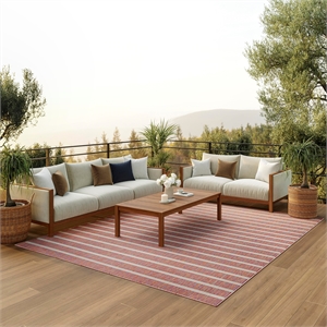Nourison Positano 7' x 10' Fabric Rainbow Ivory Area Rug