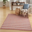 Nourison Positano 7' x 10' Fabric Rainbow Ivory Area Rug