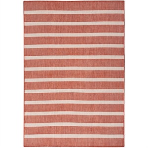 Nourison Positano 7' x 10' Fabric Terracotta Area Rug