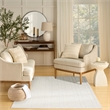 Nourison Home Washable Charm 4' x 6' Polyester Ivory Area Rug