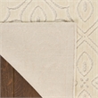 Nourison Home Washable Charm 4' x 6' Polyester Ivory Area Rug