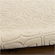Nourison Home Washable Charm 4' x 6' Polyester Ivory Area Rug