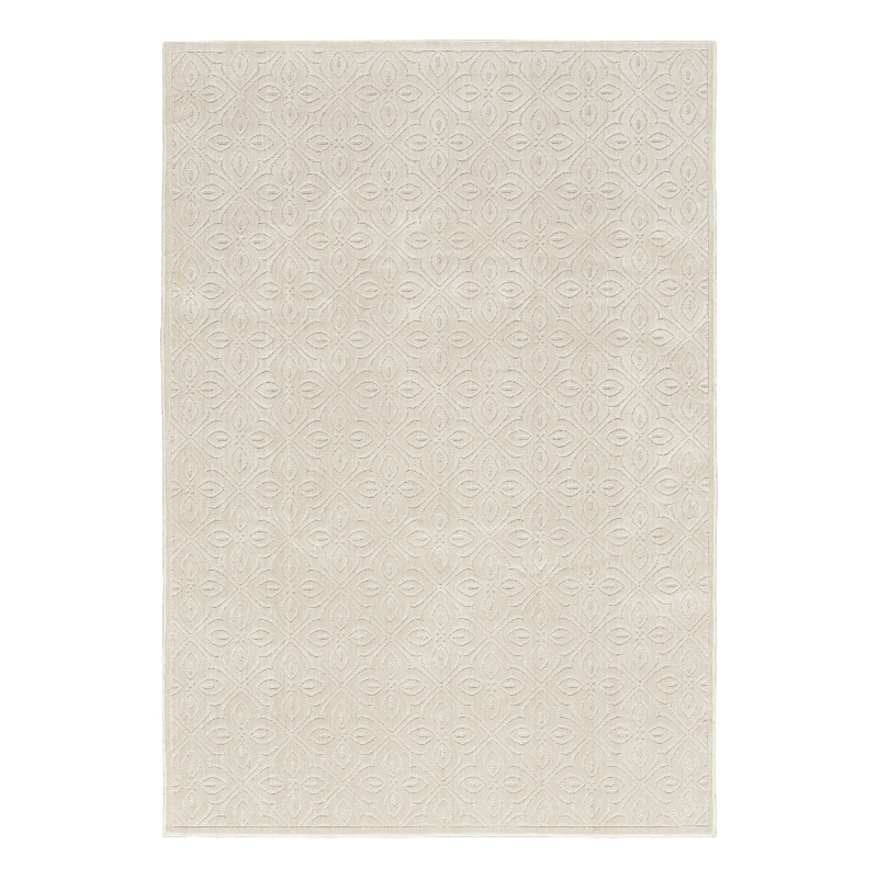Nourison Home Washable Charm 4' x 6' Polyester Ivory Area Rug